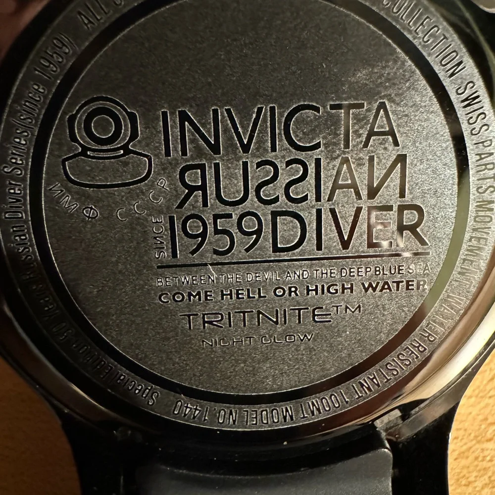 NWT Invicta Russian Pro Diver Model Watch Gen 1 - Picture 7 of 7